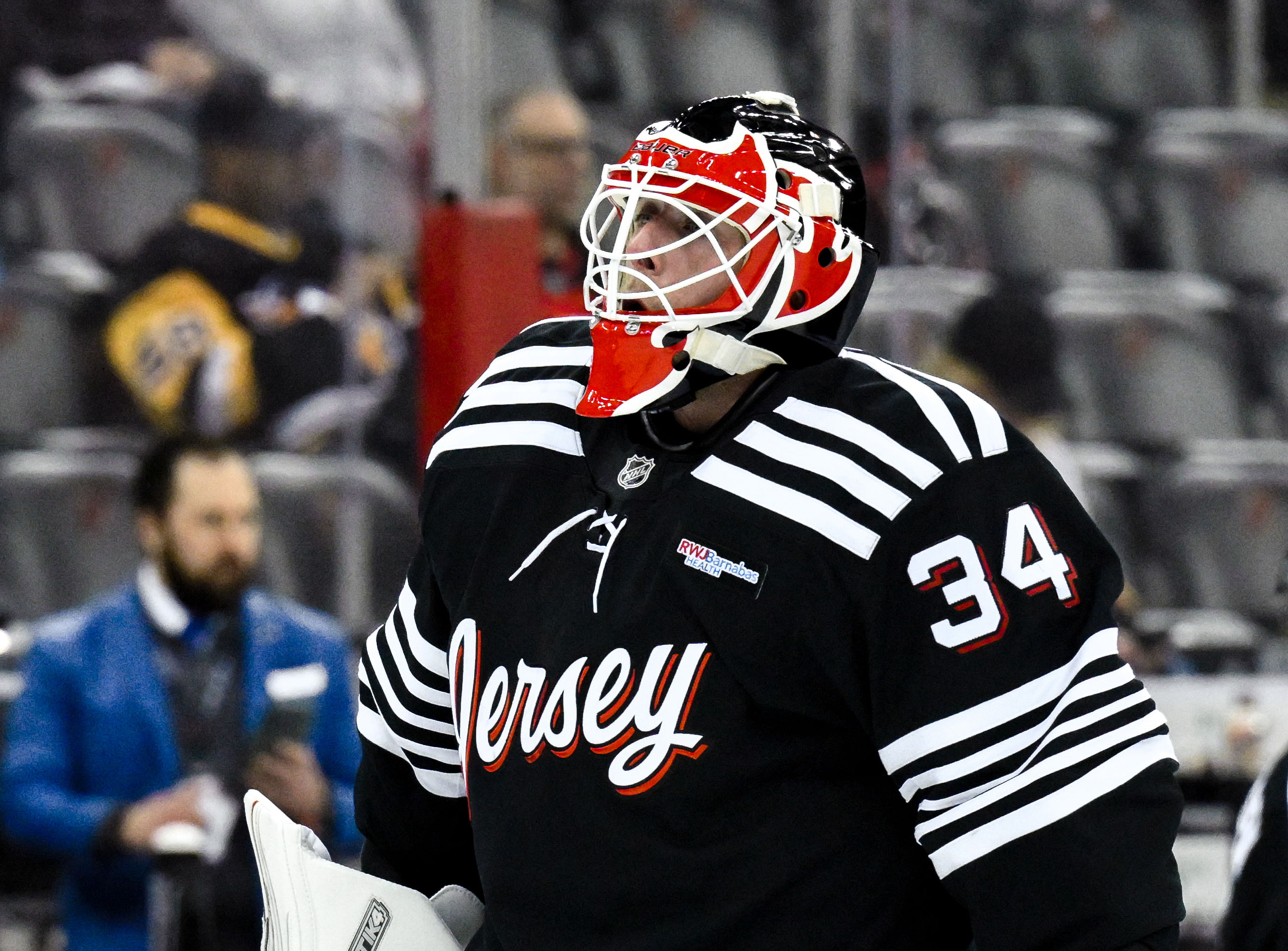 Jake Allen re-signed with New Jersey - Source: Imagn